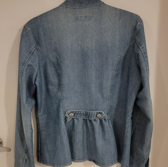 Military Style Denim jacket - Picture 10 of 11